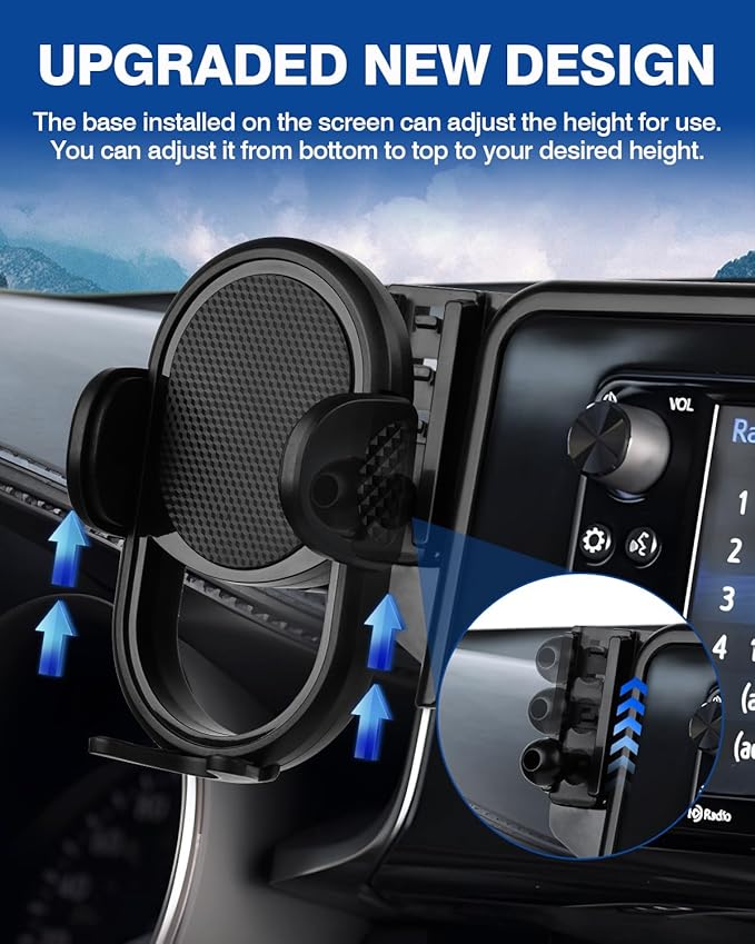 Autorder Car Phone Holder for 2017-2020 Mazda CX-5 CX5 Accessories Phone Mount 7-Inch Screen Cell Phone Automobile Cradles Hands-Free 360 Degree Rotation