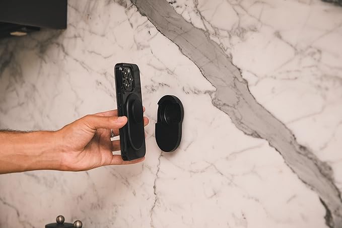 PopSockets Magnetic Suction Phone Mount, Surface Mount for MagSafe, Black - Black