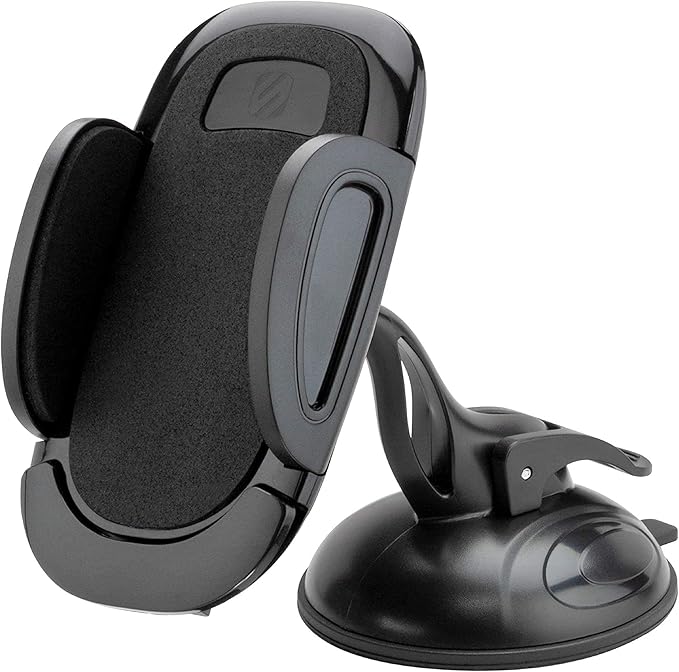 Scosche SUHWD-XCES0 Select Window/Dash Mount Phone Holder Cradle for Car or Truck - Universal Hands-Free Mount for Car Window or Dashboard - Vehicle Cell Phone Holder for iPhone or Android Smartphones