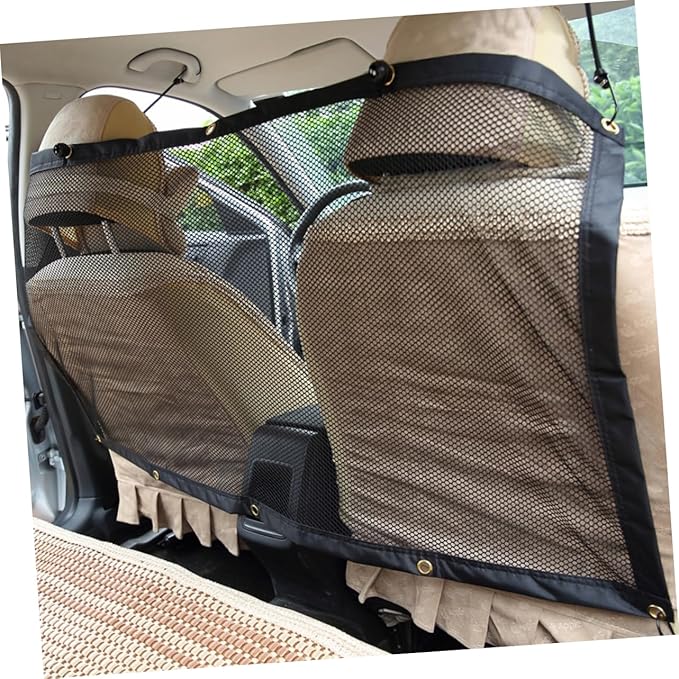 Happyyami Pet Travel Safety Vehicle Barrier Pressure-Mounted Pet Protector for Cars Suvs Trucks for Installation Activity Area