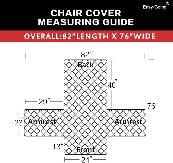 Easy-Going Chair Sofa Slipcover Reversible Sofa Cover Water Resistant Couch Cover Furniture Protector Cover with Elastic Straps for Pets Kids Children Dog Cat (Chair, Chocolate/Beige)