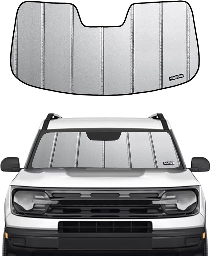 Pigenius Sunshade for Ford Bronco Sport 2021-2026 Windshield Sun Shade - Safeguard