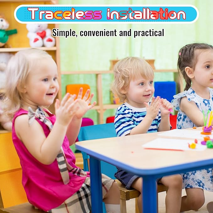 Chair Pockets for Classroom Chairback Pocket Chart 14 x 18 Inch Desk Organizer Pocket Chair Bag for Seat School Classroom (Classic,Bright,24 Pcs)