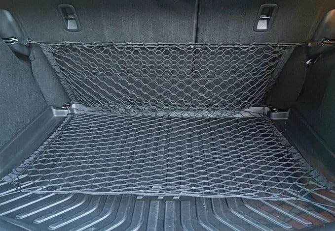 Trunk Organizer Cargo Nets for Volvo XC40 2019-2026 – Envelope + Floor Style Cargo Nets for SUV – Premium Mesh Car Trunk Organizer Vehicle Carrier Storage – Compatible with XC40