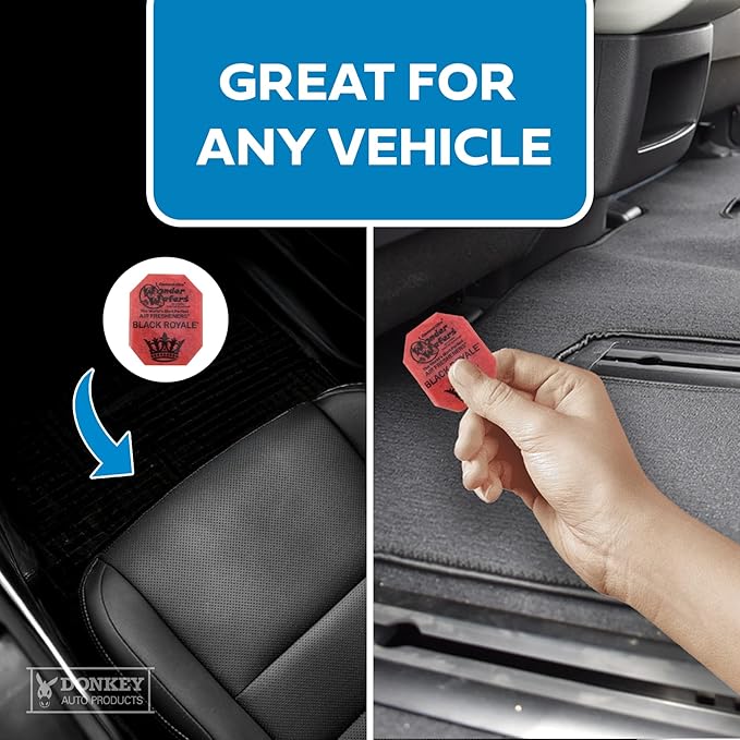Wonder Wafers - Diamond-Ultra Scented Car Air Fresheners - Individually Wrapped (15 Per Pack) (Black Royale)