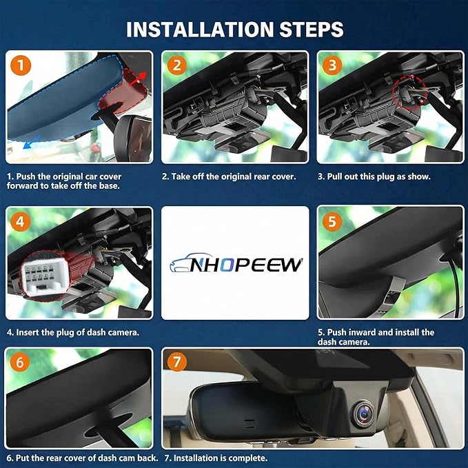OEM Look Integrated 4K Dash Cam for Lexus ES350 ES300h ES250 2019-2025, Stealth Design Hidden Car Camera, UHD 2160P, Ultra-Wide Angle, Rain Sensor Plug & Play, G-Sensor, with 64GB Card