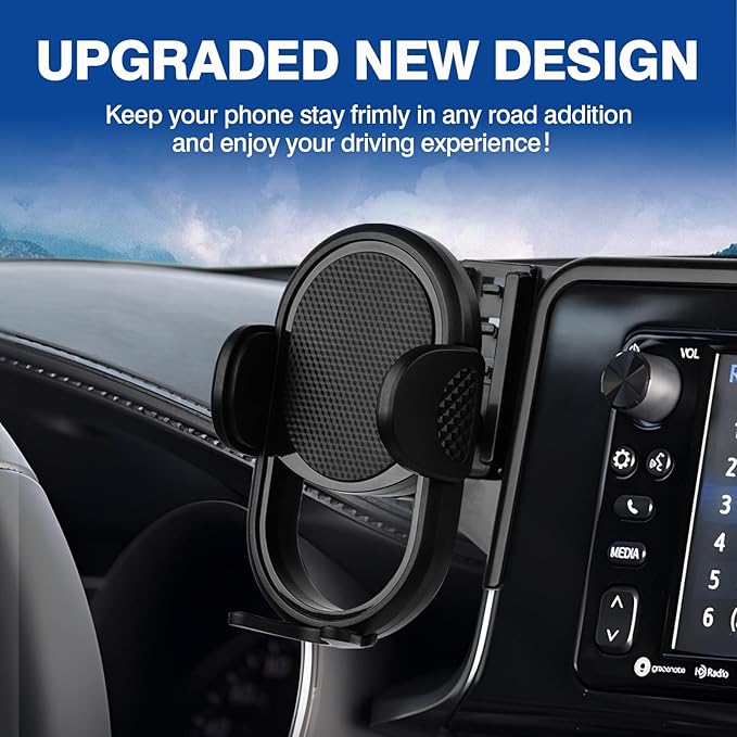 Autorder Phone Holder Mount for Ford F-150 Lightning 2022 2023 2024 2025 Accessories Center Console Dashboard Organizer with Phone Stand with Anti-Slip Mat