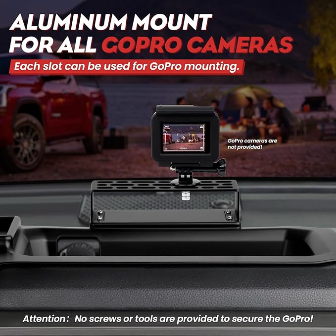 Mixsuper Liner Dash Tray Phone Mount for Toyota Tundra 2022-2025 2026 / Sequoia 2023-2025 2026, Center Console Table Storage Tray Dashboard Phone Holder Cradle for Toyota Tundra Accessories