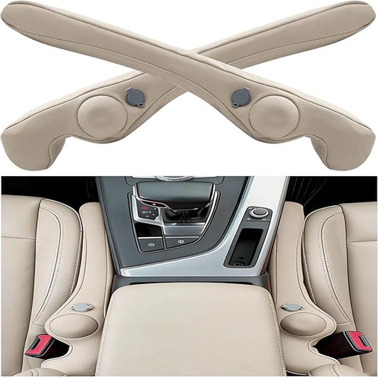 Inflatable Car Seat Gap Filler, Air Bladder Leak Proof Plug for Car Seat Cracks, Universal Fit (Not for Cars Without Center Console), Easy Installation to Prevent Items from Falling