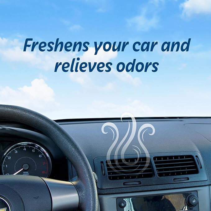Refresh Your Car! Vent Air Freshener (Fresh Linen CS Scent, 4 Pack)