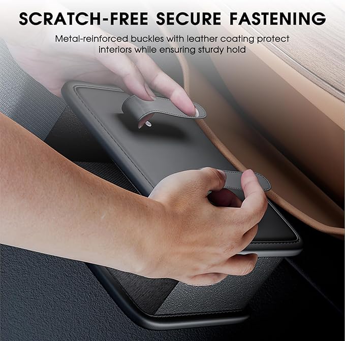 LEIWOOR Car Door Organizer & Cup Holder, Multifunctional Car Storage Box, Trash Can, Large Capacity Storage Bag, Foldable Side Storage Pouch, Interior Accessory for Sedan SUV Truck (Multi-Pocket Pro)