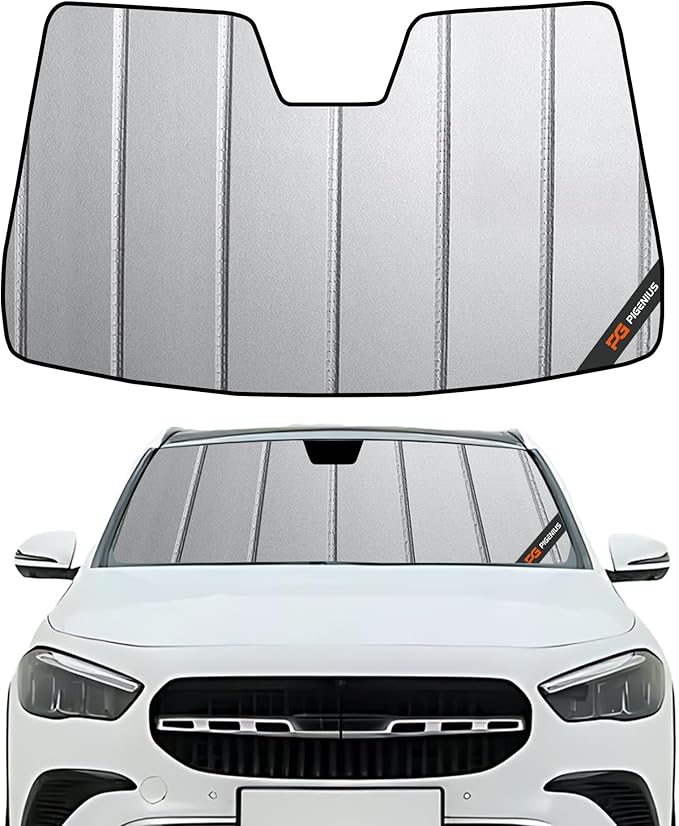 Pigenius Windshield Sunshade for Mercedes-Benz GLA 2021-2026 Front Window Sun Shade - Safeguard