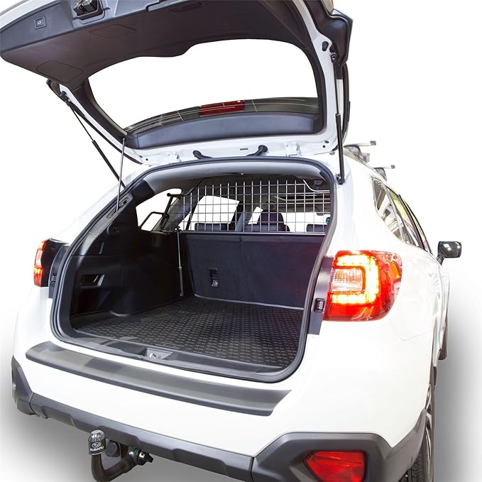 TRAVALL Compatible with Subaru Outback (2014-2020) Dog Car Barrier Guard Custom Fit Heavy Duty Steel Mesh Trunk Divider Safety Travel Premium Luggage Cargo Barrier Backseat Protection