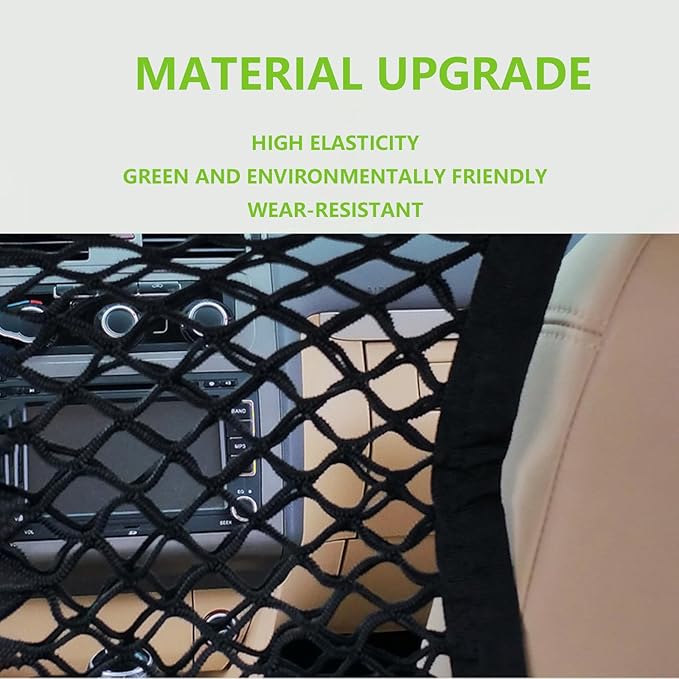 Dog Car Barrier for Hyundai Palisade 2018-2025 LX2,Vehicle Pet Barrier Backseat Mesh Dog Car Divider Net,Pet Car Back Seat Barrier Net,Safety Travel Accessories