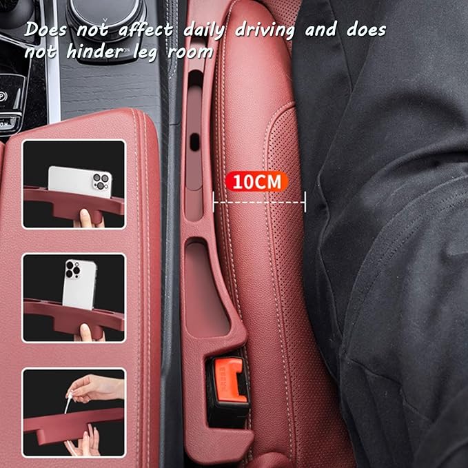 Car Seat Gap Filler for Lexus NX NX 350h 2023 2024,Leather Car Seat Gap Plug to Fill The Gap Between Seat and Console,Car Blocker Between Seats,C