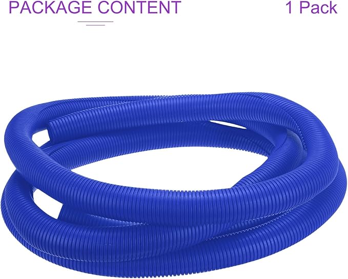 DMiotech 20ft Wire Loom Split Tubing 2 Inch(50.8mm) ID, Cord Protectors from Pet Flexible Conduit Cable Management for Office Home Garden, Blue