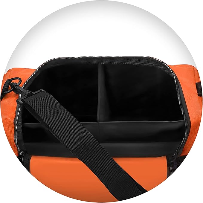 ASA TECHMED First Aid Responder EMS Emergency Medical Trauma Bag Deluxe, Orange