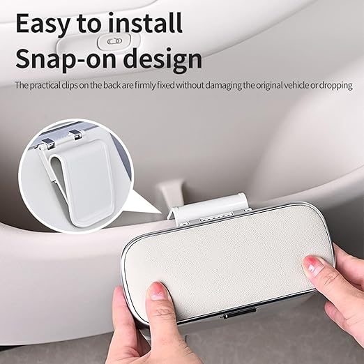 Car Trash Can with Lid, Leakproof Auto Garbage Bin, Waterproof Car Trash Bag Holder with PU Leather Top for Back of Seat/Door, Fit for SUVs, Sedans, Trucks Grey