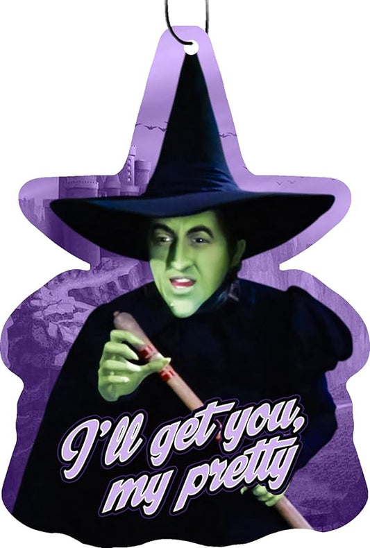 Spoontiques Wicked Witch Air Freshener (3pk) - Themed Car Interior Accessories & Essentials, Hanging Air Freshener for Cars & Trucks, Long-Lasting Fragrance (New Car Scent)