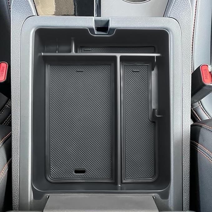 EDBETOS Center Console Organizer Compatible with 2023-2026 Honda Pilot, 2024 2025 2026 Ridgeline/Passport Insert Tray Secondary Storage Armrest Box ABS Plastic Material, Black
