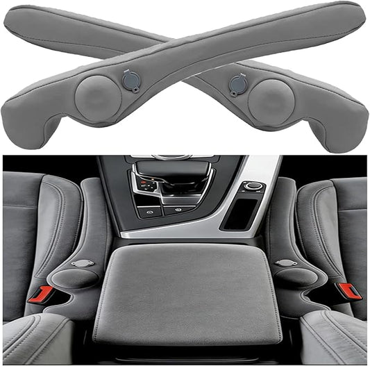 Inflatable Car Seat Gap Filler, Air Bladder Leak Proof Plug for Car Seat Cracks, Universal Fit (Not for Cars Without Center Console), Easy Installation to Prevent Items from Falling