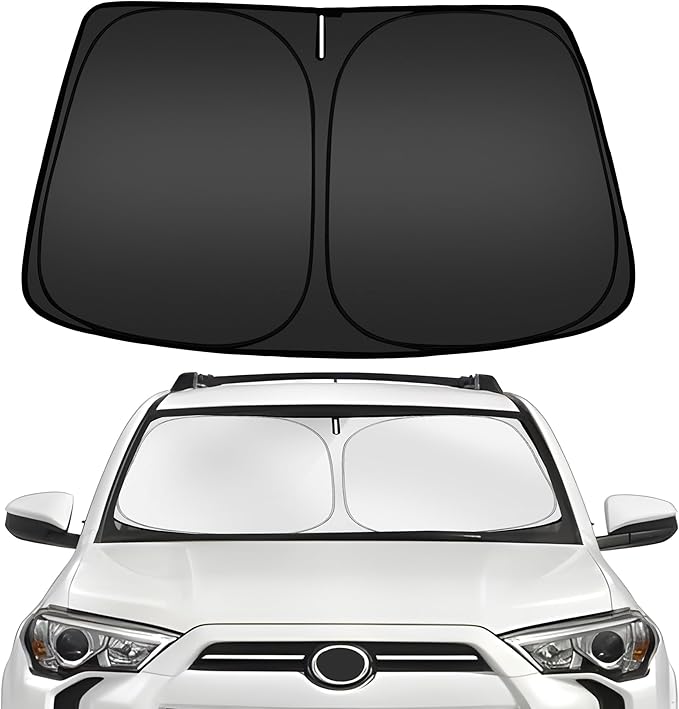 ARISMOTOR Windshield Sun Shade for Toyota 4Runner 4-Runner 2010-2025, Custom Fit Foldable Front Window Sunshade Sun Visor Protector, Block UV Rays Keep Your Car Cooler