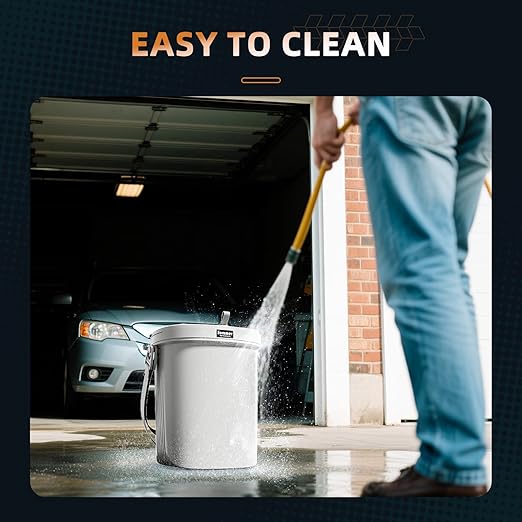 2 Gallon Silicon Car Trash Can with Lid - 100% Leak-Proof Trash Bin, Waterproof Garbage Can, Gifts for Men and Women