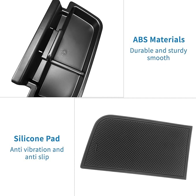 Zxiaochun Center Console Dashboard Organizer for Honda Pilot 2023 2024 2025 2026 Accessories, Dash Storage Tray ABS Plastic