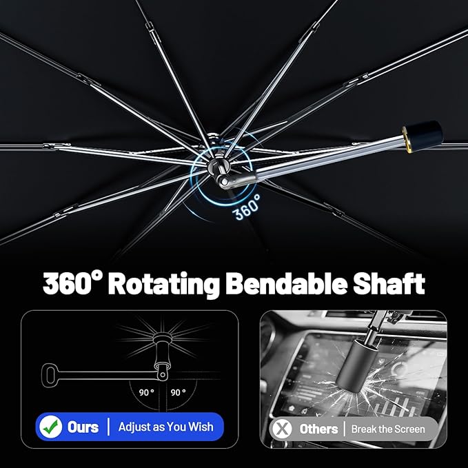 Car Windshield Sun Shade for Chevrolet Trailblazer 2021-2026 –[Reflective Coated Fabric] Sunshade Umbrella for Front Window, Car Shades Sun Visor Keep Car Cool and Protects Interior, 1:1 Exact Fit