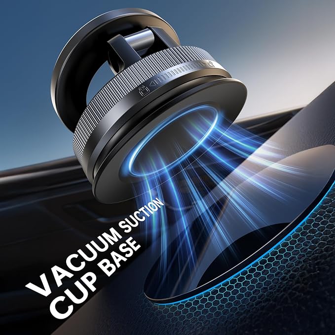 for Magsafe Car Mount carmount 2.0 Magnetic Phone Mount【Movable Vacuum Suction】Vacuum Magnetic Phone Holder for Car Tripod Camera Shoe Cell Phone Car Mount Gym Mirror Mount for iPhone 17 16 15 Pro Max