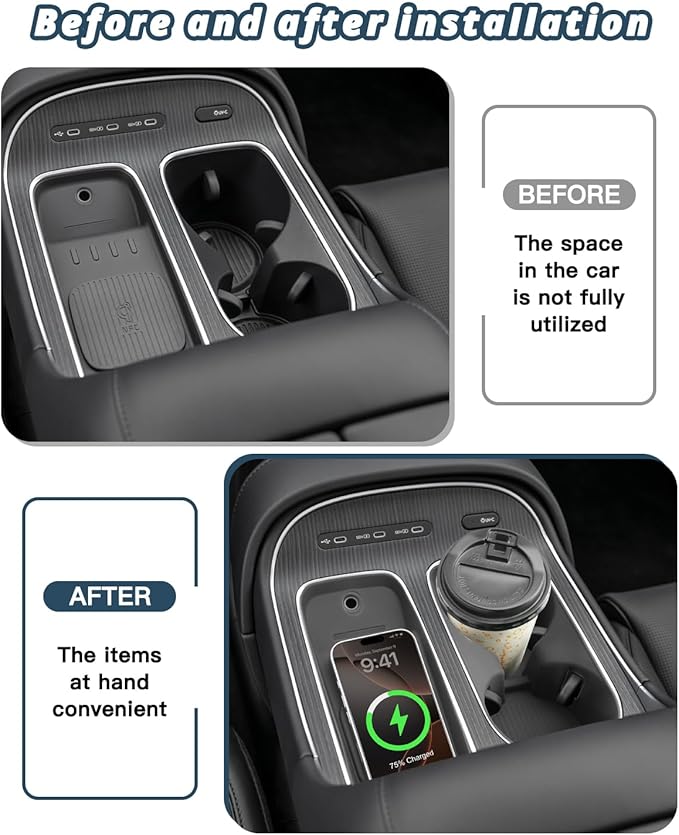 (2Packs)2026 Palisade Center Cup Holder for 2026 Hyundai Palisade Accessories Silicone Material Cupholder Coaster & Rubber Mat Compatible with 2026 Hyundai Palisade Calligraphy/SEL/Limited/XRT Pro