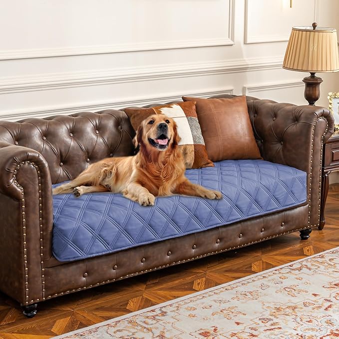 Ameritex Waterproof Dog Bed Cover Pet Blanket with Anti-Slip Back for Furniture Bed Couch Sofa