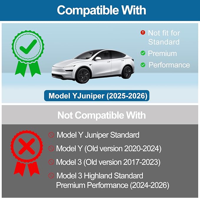 2PCS Front Trunk Divider Storage Partition for Tesla Model Y Juniper 2026 2025 Storage Separation Front Trunk Organizer Dividers for Model Y Juniper Accessories Tpe Black