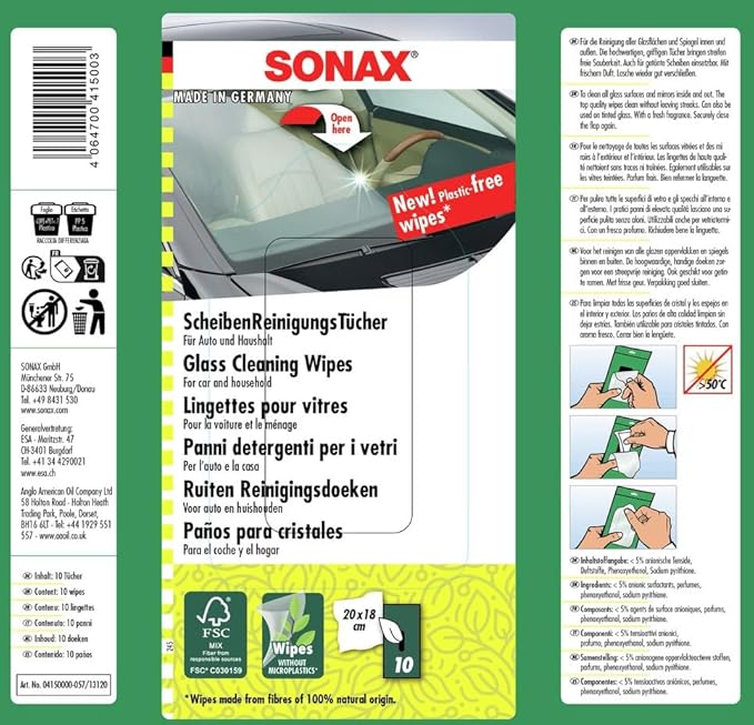 SONAX 04150000 Windscreen Wipes