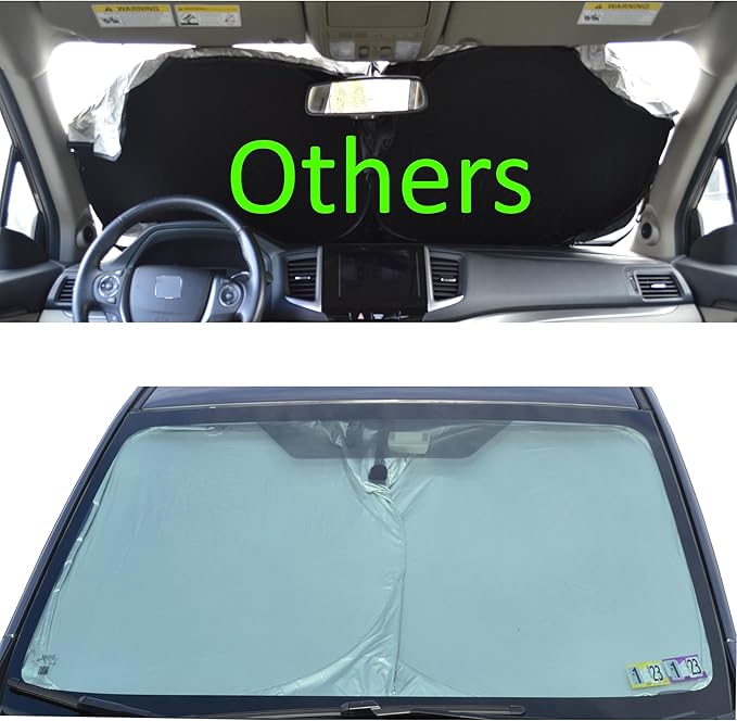 Car Windshield Sun Shade for Trucks SUV Minivan Crossover (D4)