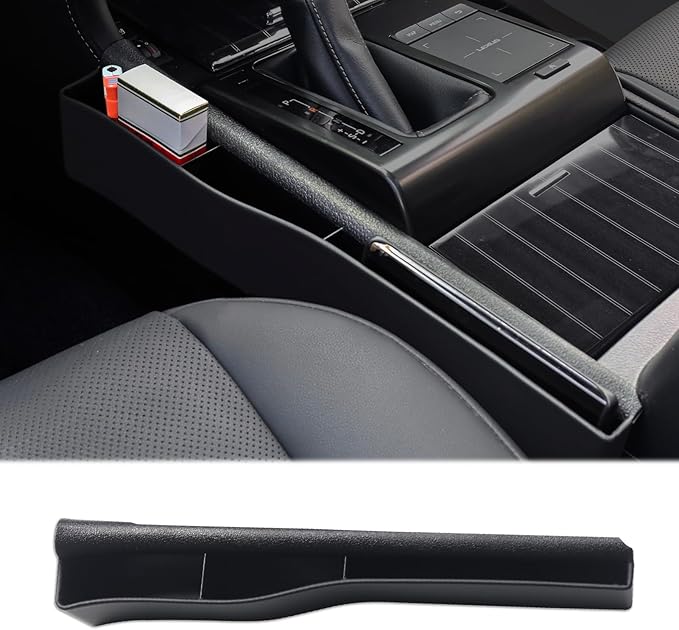 Suitable for 2022-2023 Lexus GX460 Seat Gap Storage Box 400 Central Control Storage Box Modification (2022-2023 Black-Master Driving)