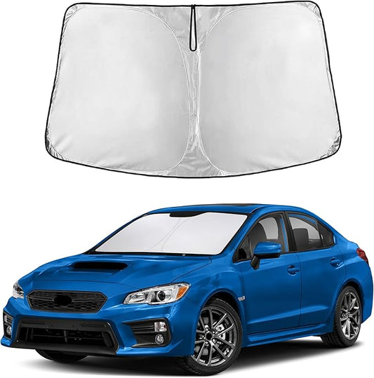 EcoNour Windshield Sunshade Compatible for Subaru WRX STI 2015-2019 2020 2021, Sun Visor for Front Windshield & Window Sun Shade Cover, UV Heat Blocker & Protector, Car Accessories