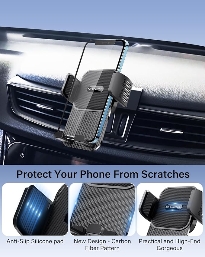 SKYLOTEC Car Phone Holder for Toyota Camry 2007 2008 2009 2010 2011 Accessories Automobile Cradles Phone Mount, Cell Phone Base Not Block Air Vent (Universal Holder)