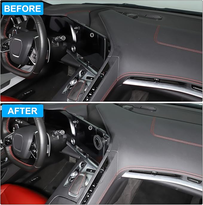 Car Phone Holder Compatible with Chevrolet Corvette C8 2020-2025 Stingray Center Console Dashboard Phone Mount Magnetic Phone Mount Dash Clip Accessories