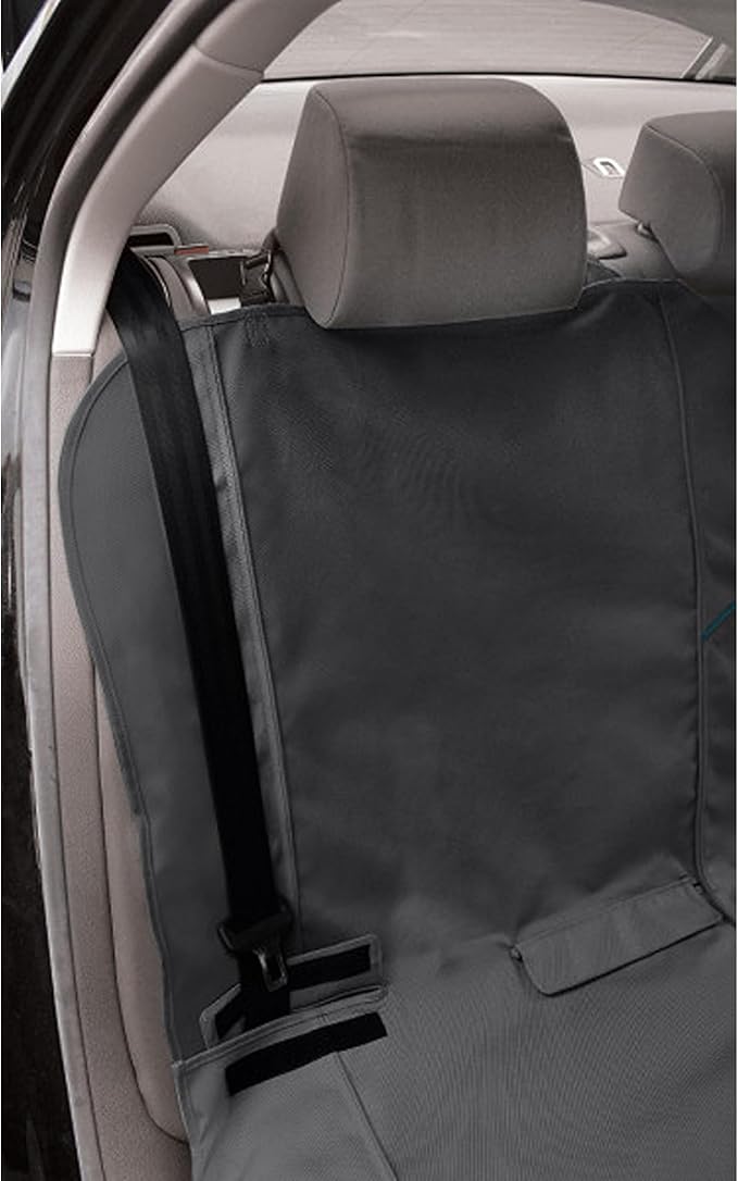 Kurgo Wander Bench Seat Cover, Dog Car Seat Protector, Waterproof & Stain-Resistant, Secure Fit, Charcoal Grey