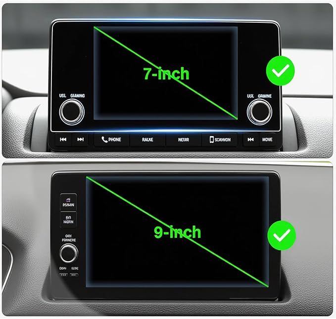 for 2022 2023 2024 2025 2026 Honda Civic 11th Gen Phone Holder, 7/9-inch Screen Fixed Clip, 360° Rotation, Compatible with MagSafe, for Honda Civic Accessories