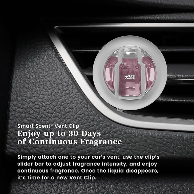 Yankee Candle Smart Scent Auto Vent Clip Car Air Freshener, Iced Berry Lemonade (Pack of 6)
