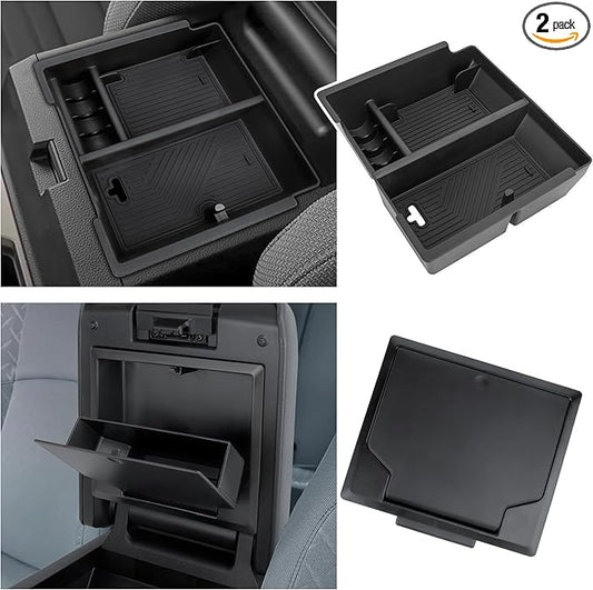 Center Console Organizer Compatible with 2025-2026 Toyota 4Runner (6th Gen) Interior Accessories, Armrest Organizer Tray Insert with Hidden Storage Box for Coin and Sunglasses