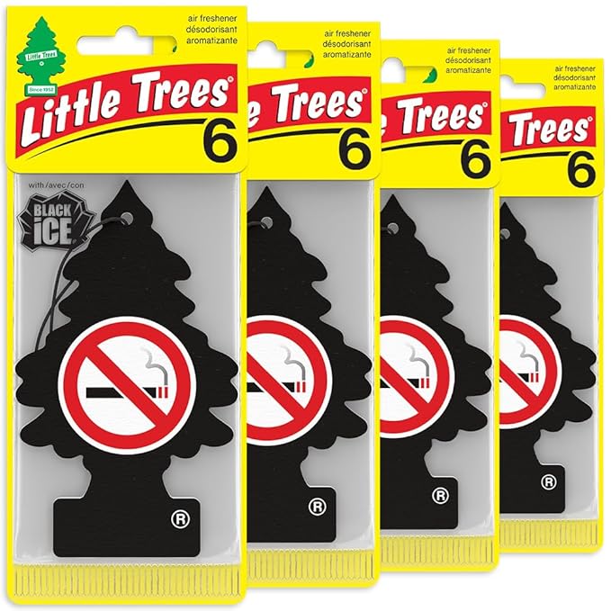 LITTLE TREES Car Air Freshener | Hanging Tree Provides Long Lasting Scent for Auto and Home | 24 Air Fresheners |No Smoking