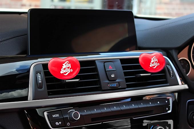 Jelly Belly 15710A 3D Gel Mini Vent Air Freshener Duo Pack-Very Cherry
