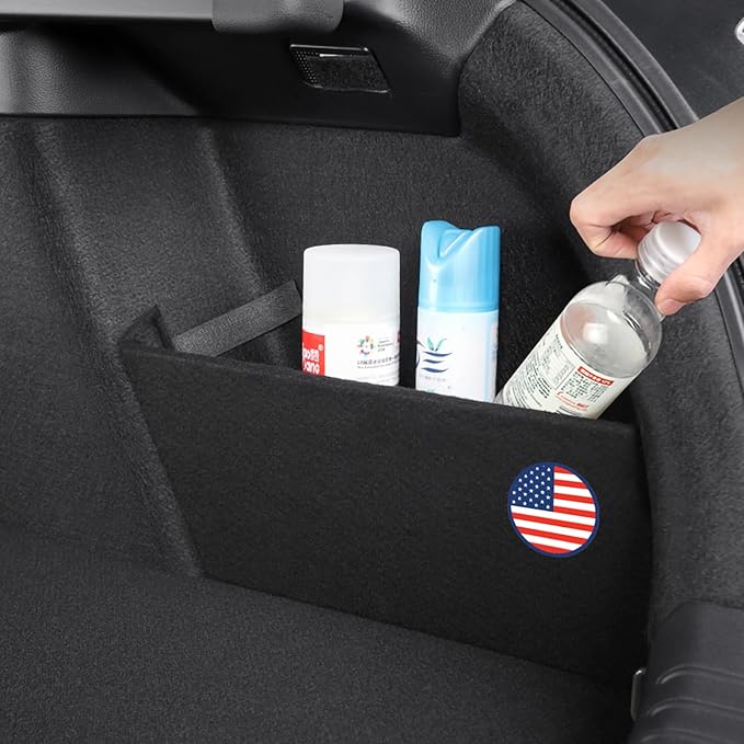2PCS Rear Trunk Organizer Side Divider Board Compatible with Honda Civic 10th Gen 2016 2017 2018 2019 2020 2021 Accessories - ONLY for Sedan