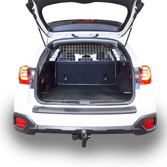 TRAVALL Compatible with Subaru Outback (2014-2020) Dog Car Barrier Guard Custom Fit Heavy Duty Steel Mesh Trunk Divider Safety Travel Premium Luggage Cargo Barrier Backseat Protection