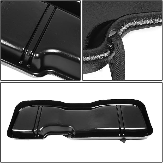 Auto Dynasty Rear Under Seat Tool Cargo Storage Box Organizer Compatible with 2014-2018 Chevy Silverado GMC Sierra 1500 Crew Cab, 2015-2019 Chevy Silverado GMC Sierra 2500HD 3500HD Crew Cab