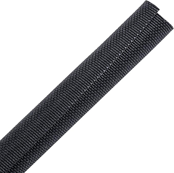 Automotive Wire Sheathing Split Wire Loom Braided Mesh Woven Cable Sleeve for Wires/Cable Cord Protector (1/2" - 54 Feet)