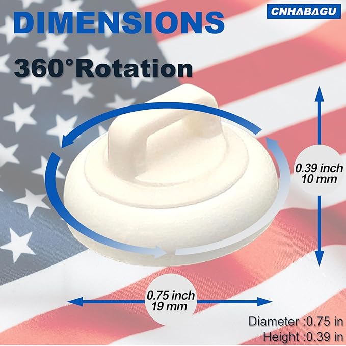 Magnetic Cable Zip Tie Mounts Clips Multipurpose Zip Ties Mount Base Holder Black Wire Cable Holder Mount Wire Clips Management for Home Office Marine Electrical Wiring (White, 10 Piece)